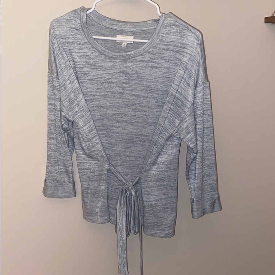Lucky Brand TieFront Blouse